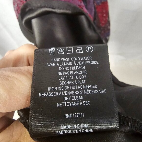 Badgley Mischka Belle Dress Purple Lace Goth Grunge Whimisgoth 12 - Picture 12 of 14